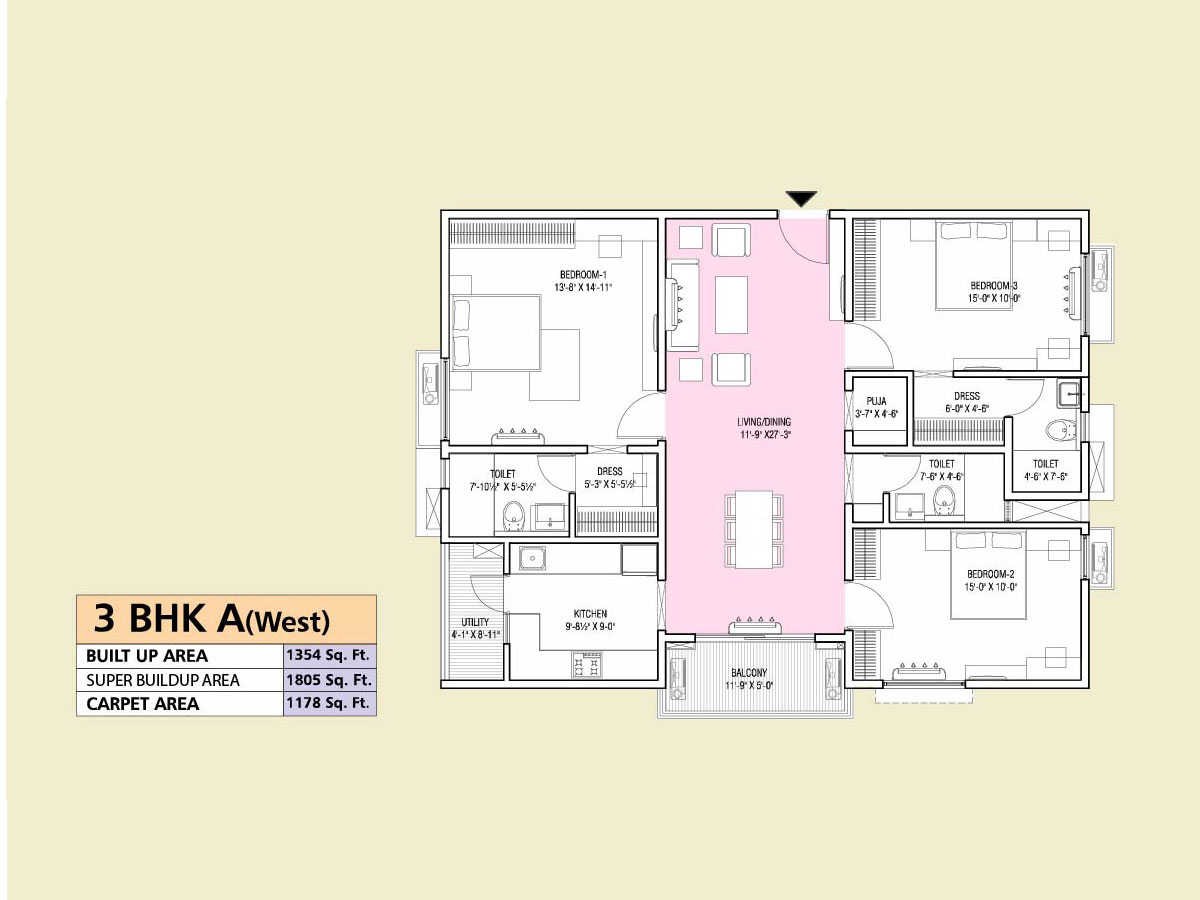 Shree Rath Apartments floor plan layout